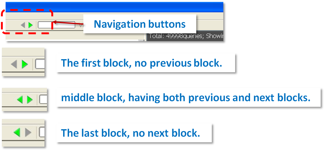 illustration of navigation buttons