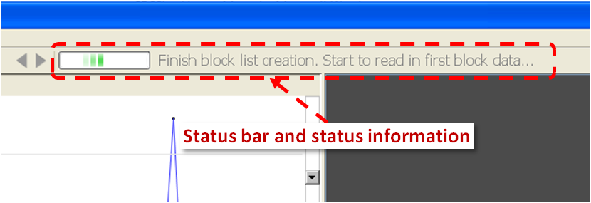 illustration of status bar